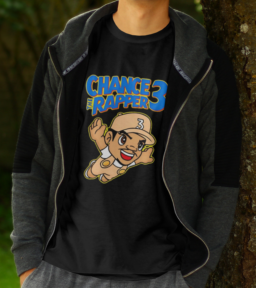 Chance The Rapper Super Mario 3 Character Mashup T-Shirt