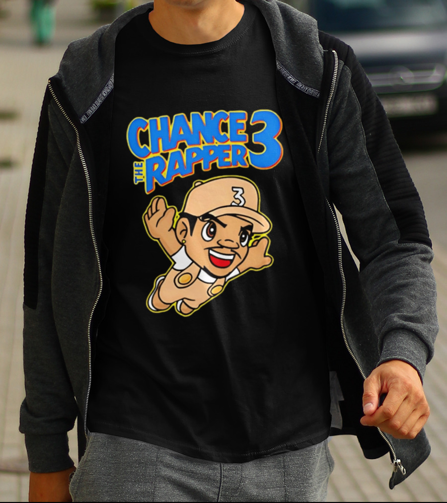 Chance The Rapper Super Mario 3 Character Mashup T-Shirt
