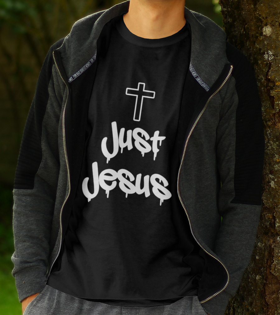 Charles Kiely Just Jesus Cross T-Shirt