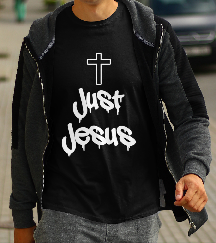Charles Kiely Just Jesus Cross T-Shirt