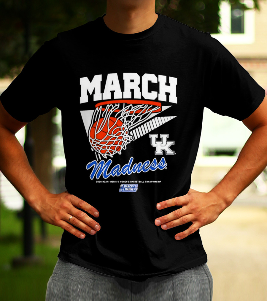 March Madness Kentucky Wildcats MBB WBB 2026 NCAA Basketball Championship T-Shirt