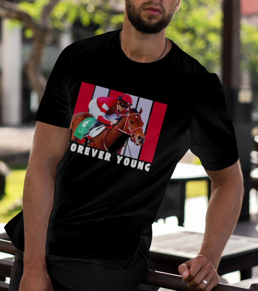 Forever Young Horse Racing Santa Anita T-Shirt
