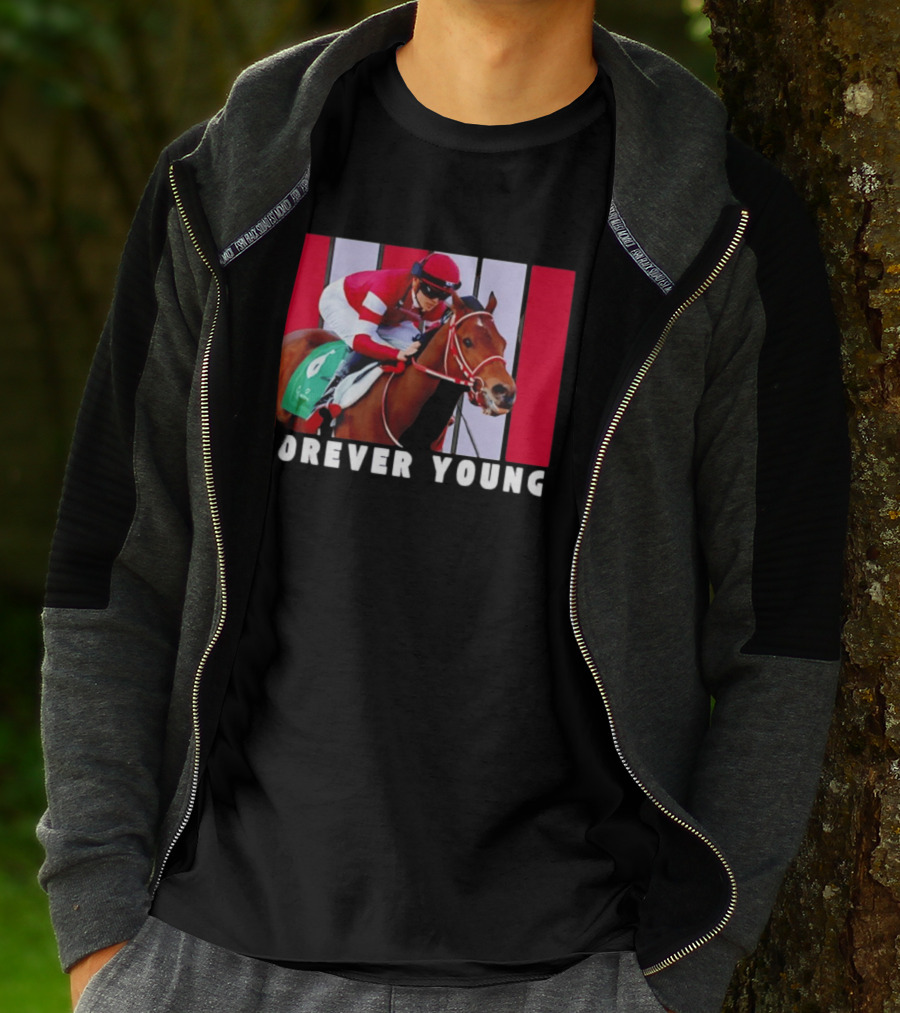 Forever Young Horse Racing Santa Anita T-Shirt