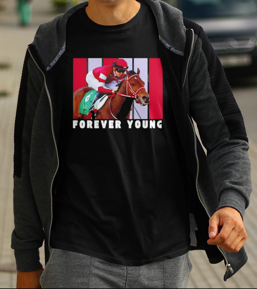 Forever Young Horse Racing Santa Anita T-Shirt