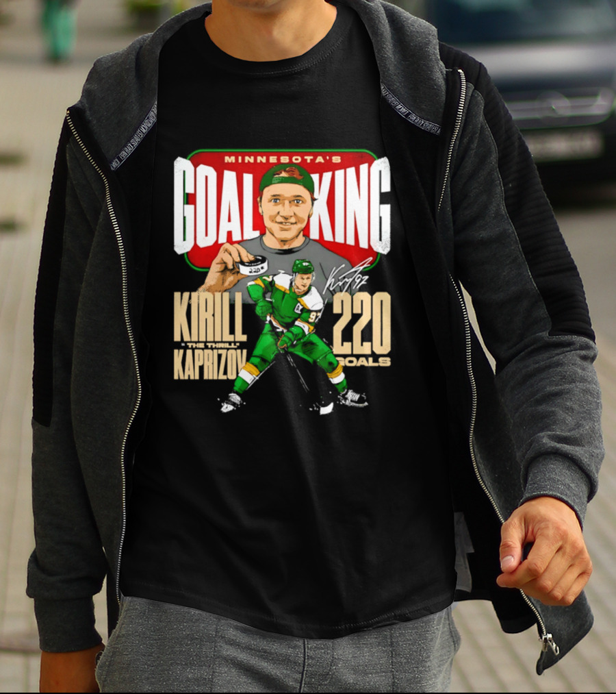 Minnesota's Goal King Kirill Kaprizov 220 Goals T-Shirt