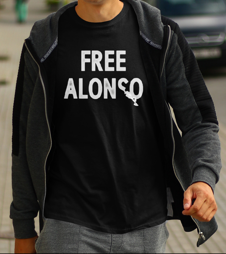 FREE ALONSO Frog Meme T-Shirt