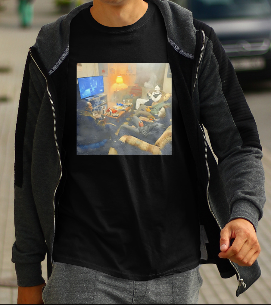 Friday Night Game Night Killer Homes Horror Characters Gaming Hangout T-Shirt