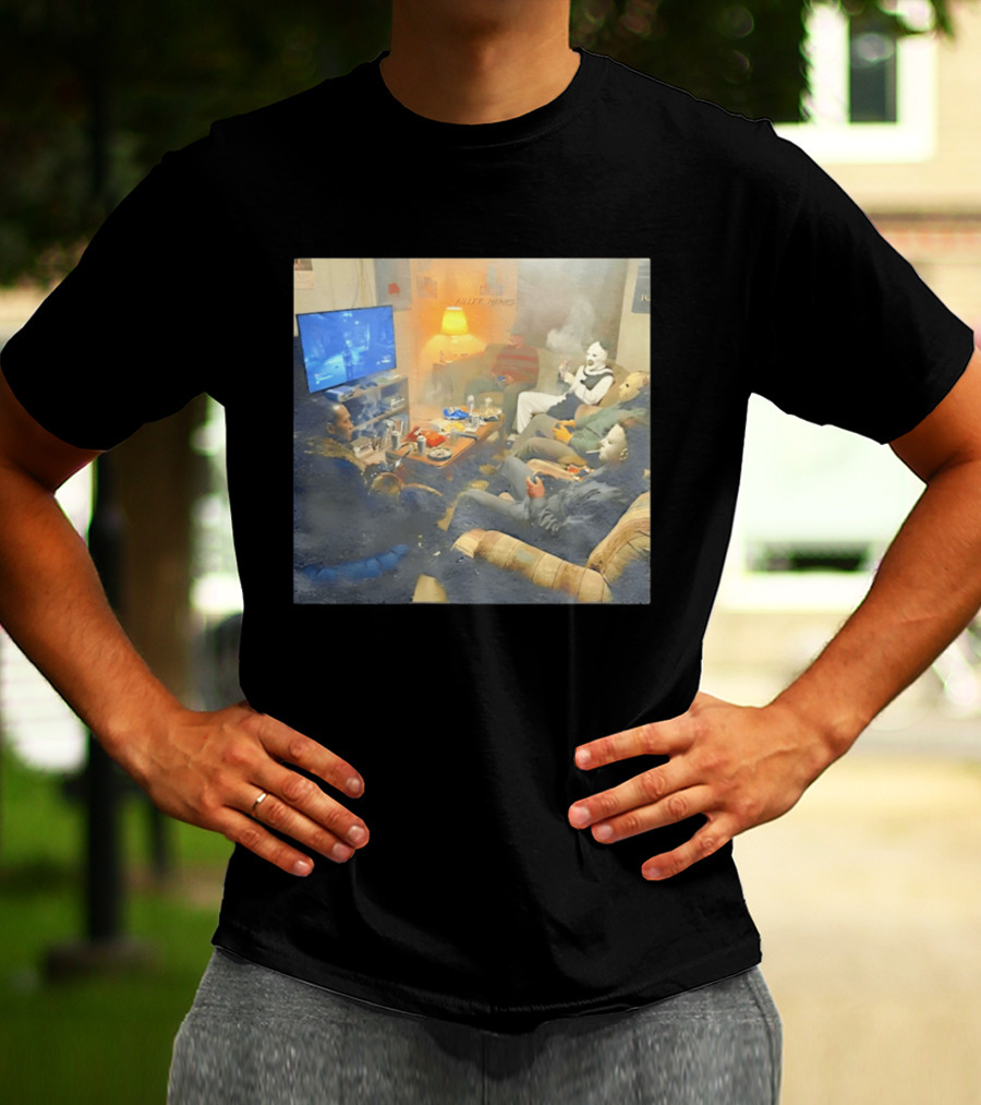 Friday Night Game Night Killer Homes Horror Characters Gaming Hangout T-Shirt