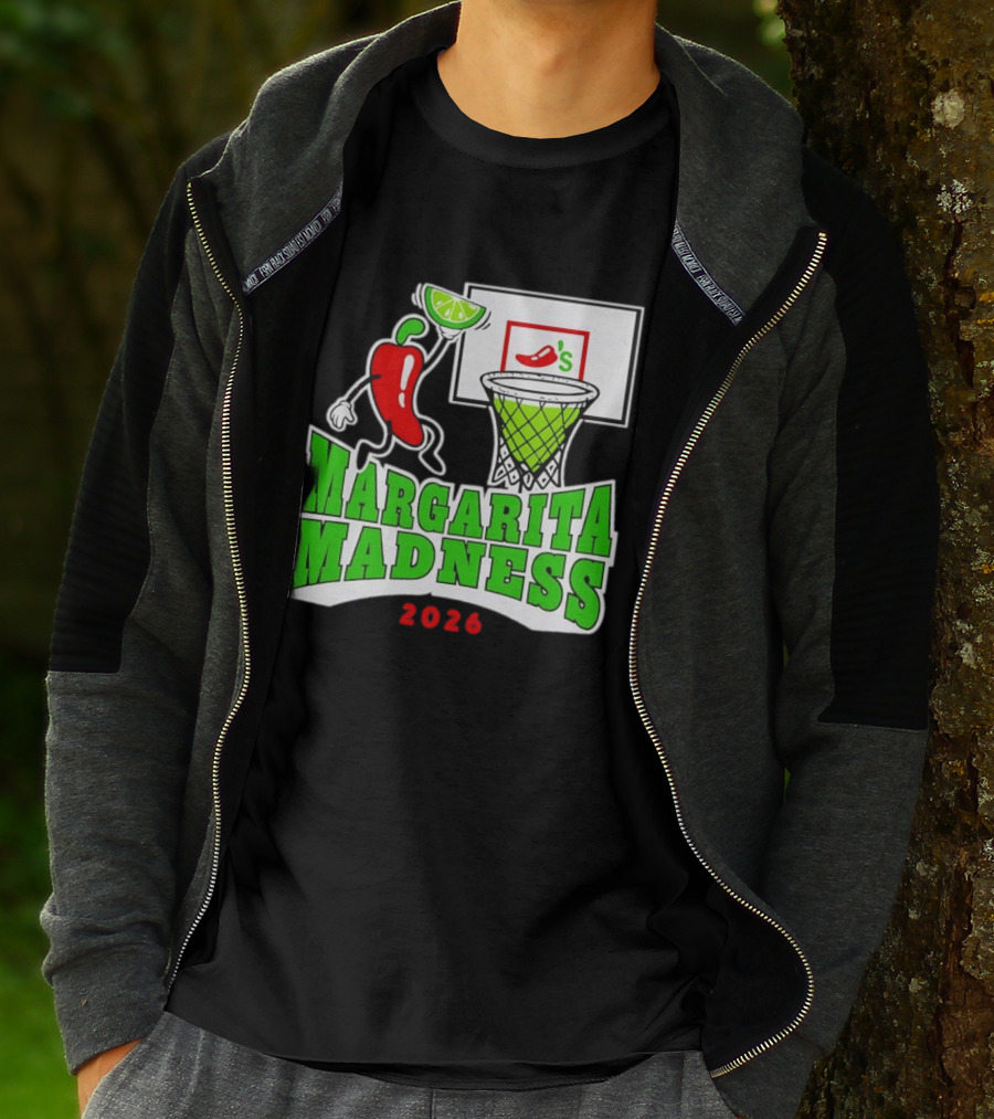 Chili's Margarita Madness 2026 Basketball Event With Lime And Chili Hoops T-Shirt