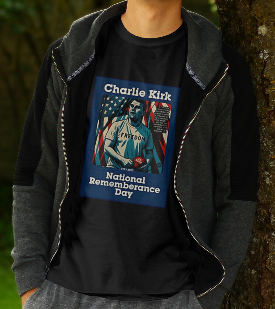 Charlie Kirk Freedom National Remembrance Day 1993 2025 T-Shirt