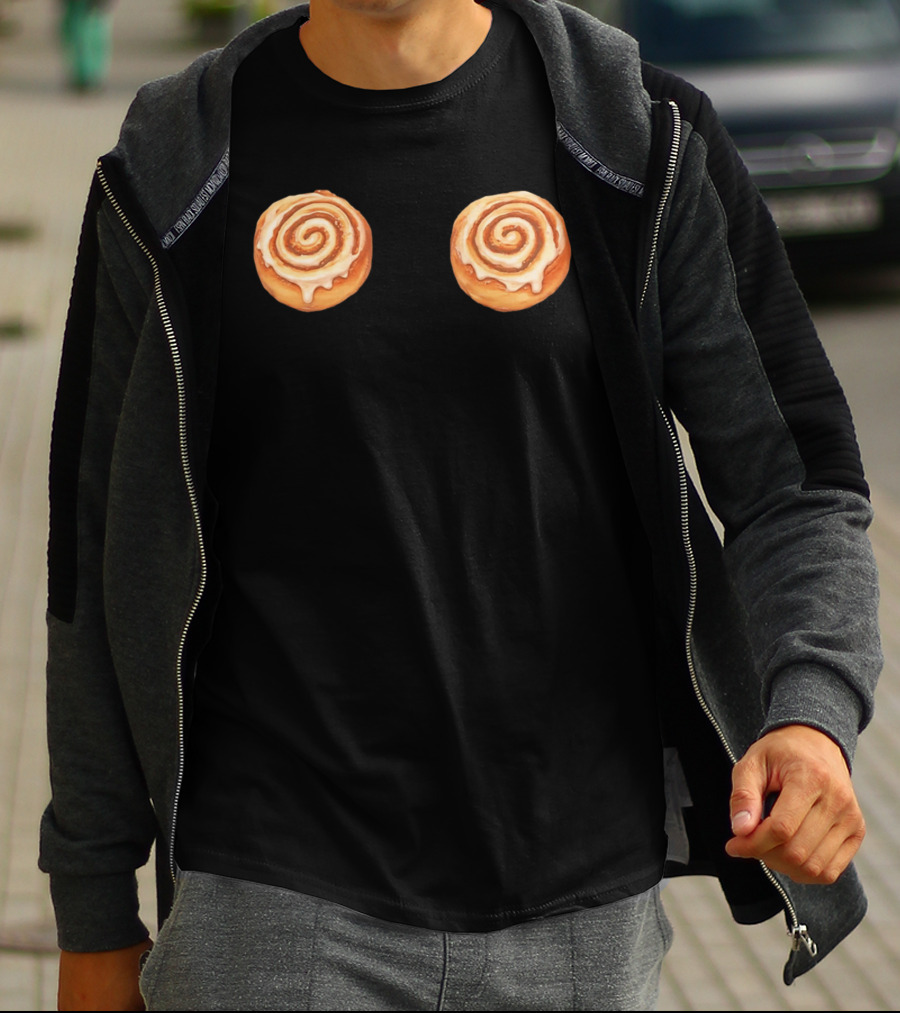 Harry Nice Buns Cinnamon Roll Humor T-Shirt