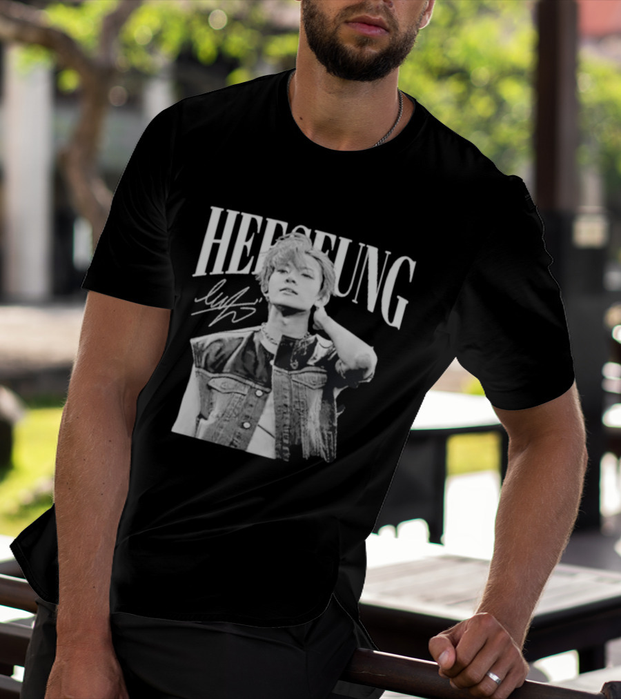 Heeseung Signature Denim T-Shirt