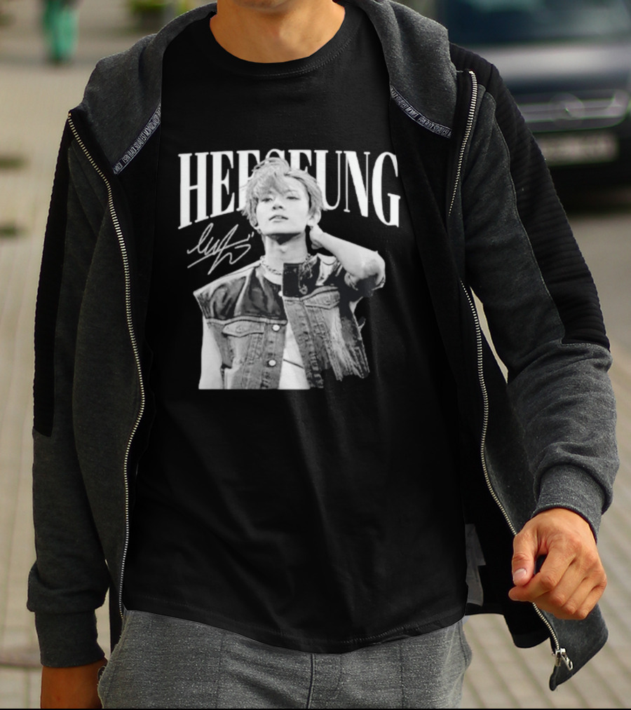 Heeseung Signature Denim T-Shirt