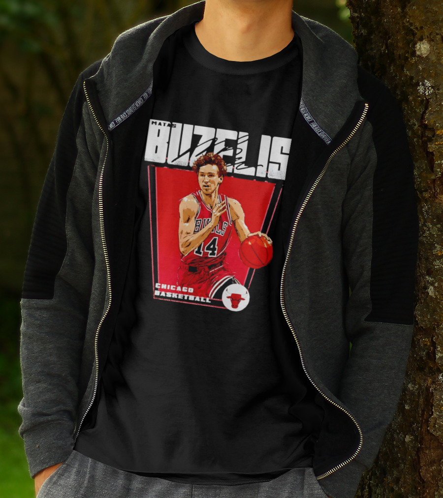 Matas Buzelis Chicago Basketball Bulls 14 T-Shirt