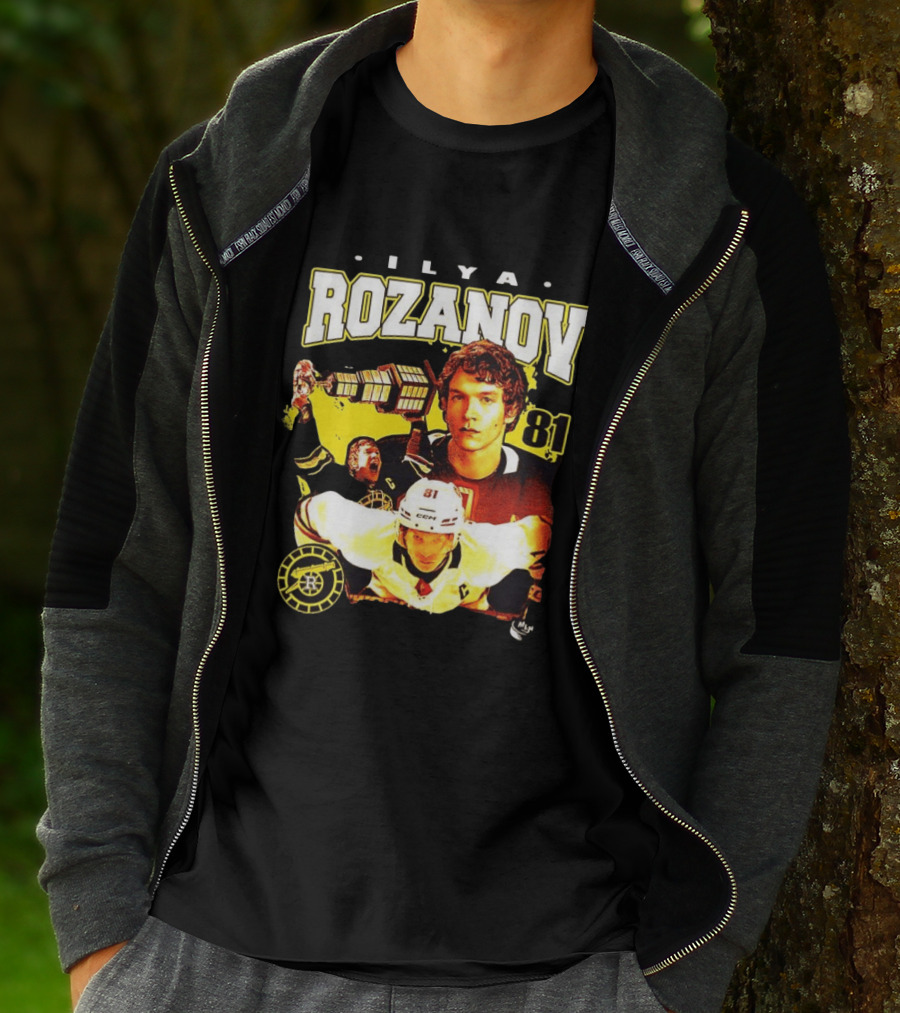 Ilya Rozanov MLH Heated Rivalry Number 81 Mega Hockey T-Shirt