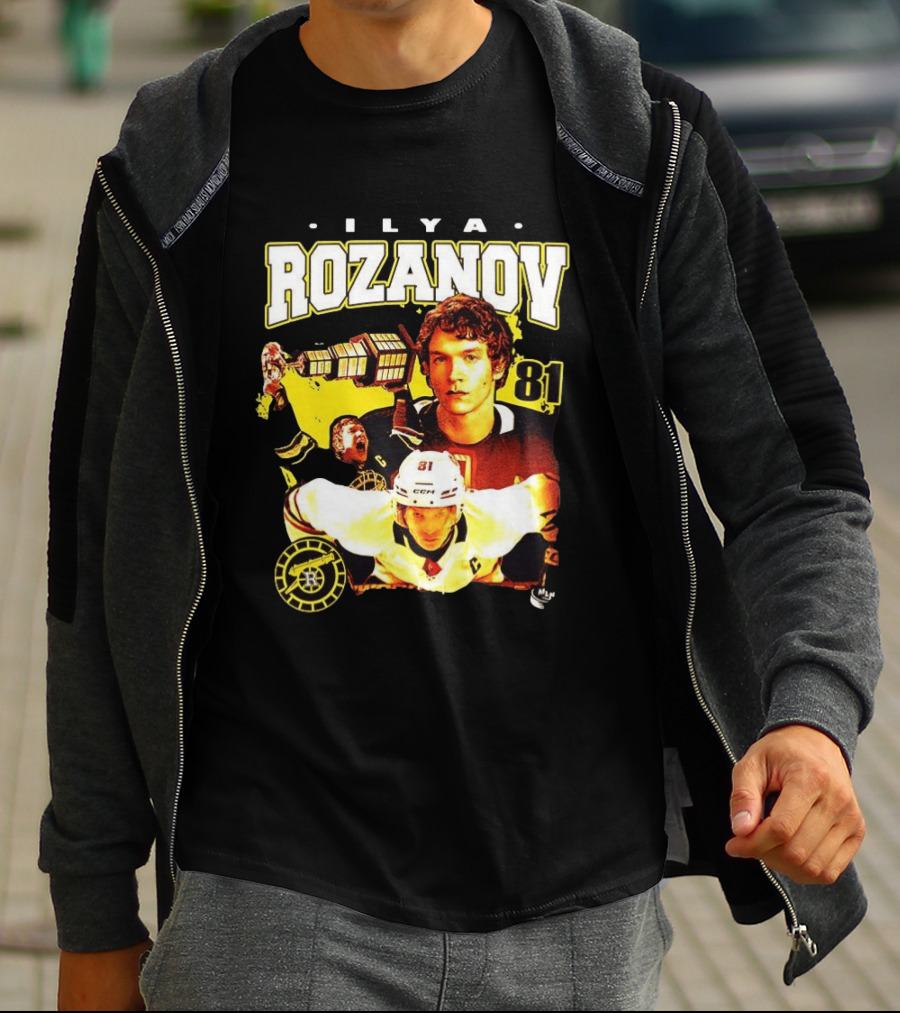 Ilya Rozanov MLH Heated Rivalry Number 81 Mega Hockey T-Shirt