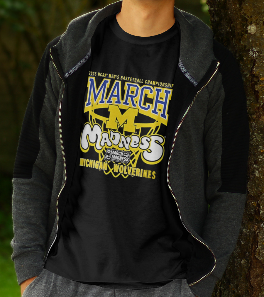 2026 NCAA Men's Basketball Championship March Madness Michigan Wolverines T-Shirt
