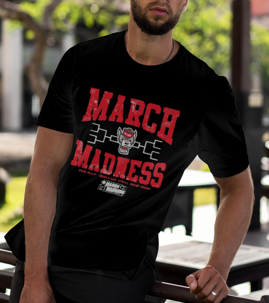 NC State Wolfpack March Madness 2026 Bracket Challenge T-Shirt
