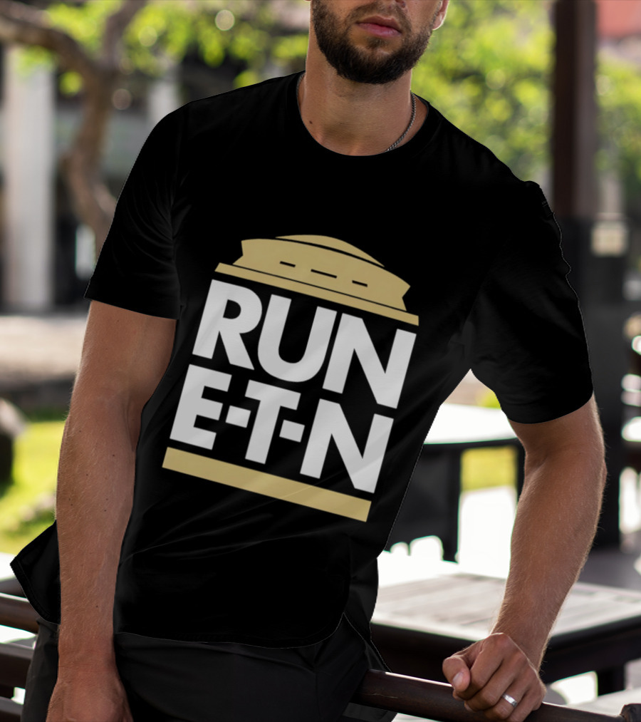 New Orleans Saints Run ETN Stadium Motif T-Shirt