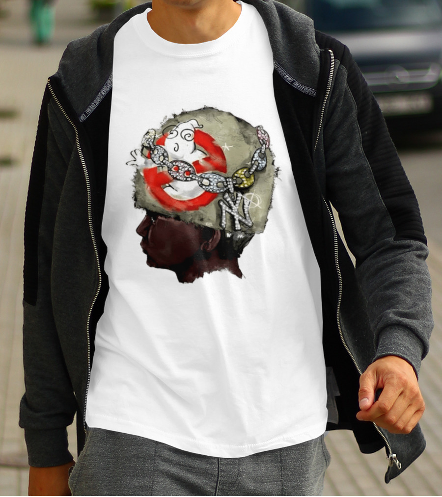 Swag Stealer Album Ghostbusters Chain Art NY Yankees T-Shirt