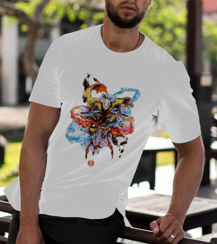 Aang Avatar The Last Airbender Elements Mastery Adult T-Shirt