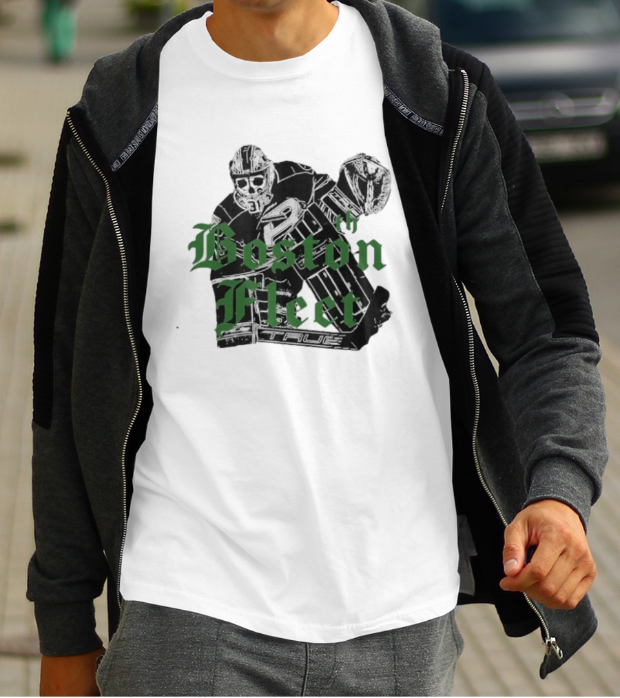 Aerin Frankel Boston Fleet PWHL Skeleton Goalie T-Shirt