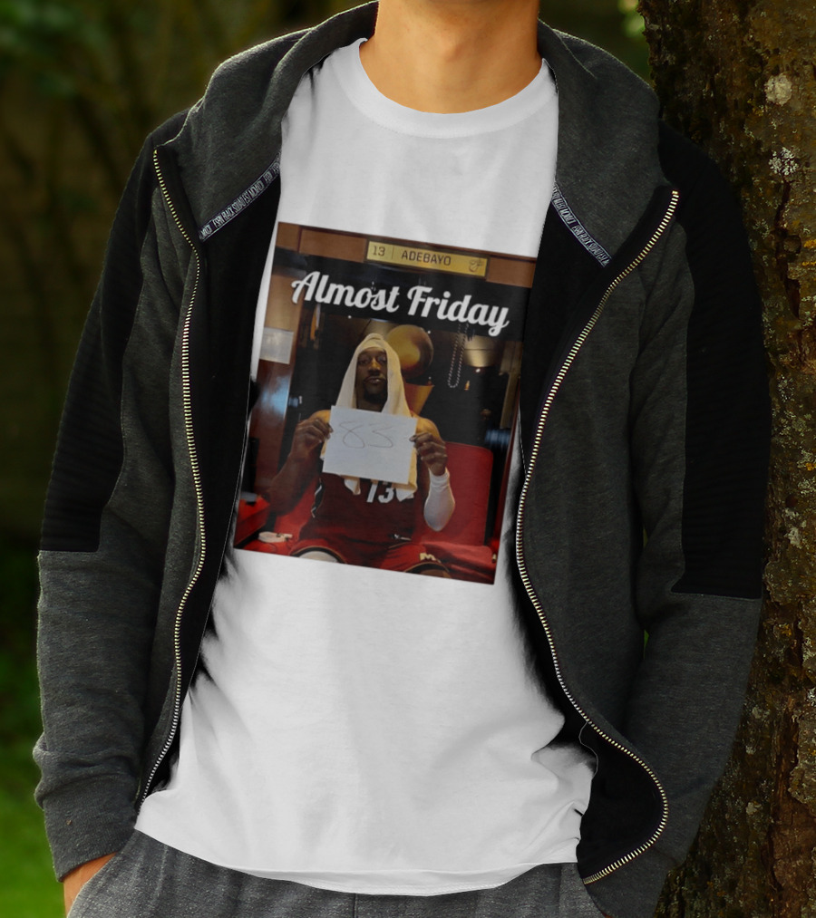 Almost Friday Bam Adebayo 83 Points Locker Room Moment T-Shirt