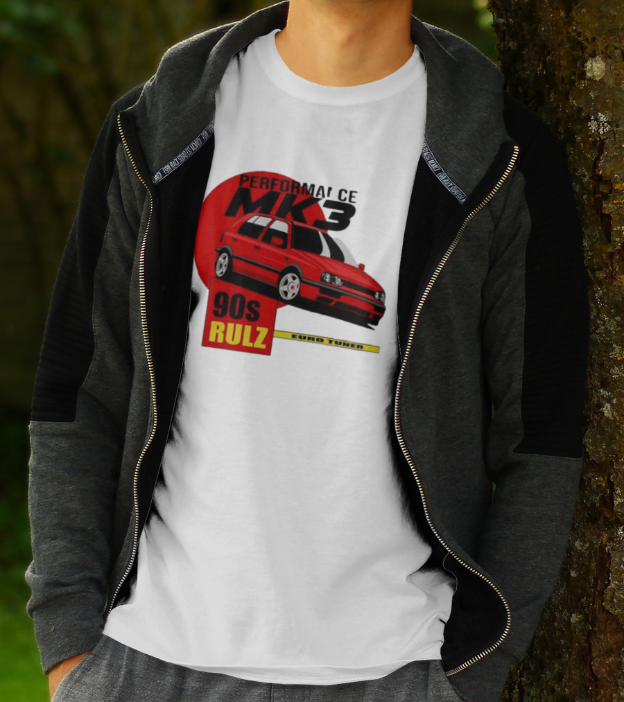 Performance MK3 90s Rulz Euro Tuner T-Shirt