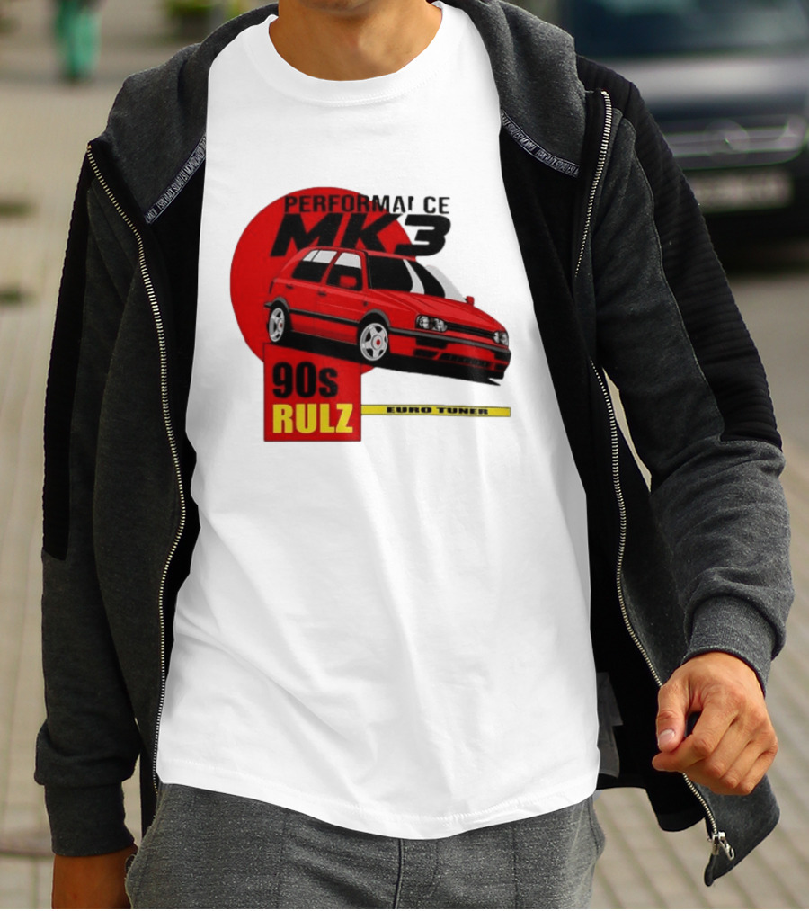 Performance MK3 90s Rulz Euro Tuner T-Shirt