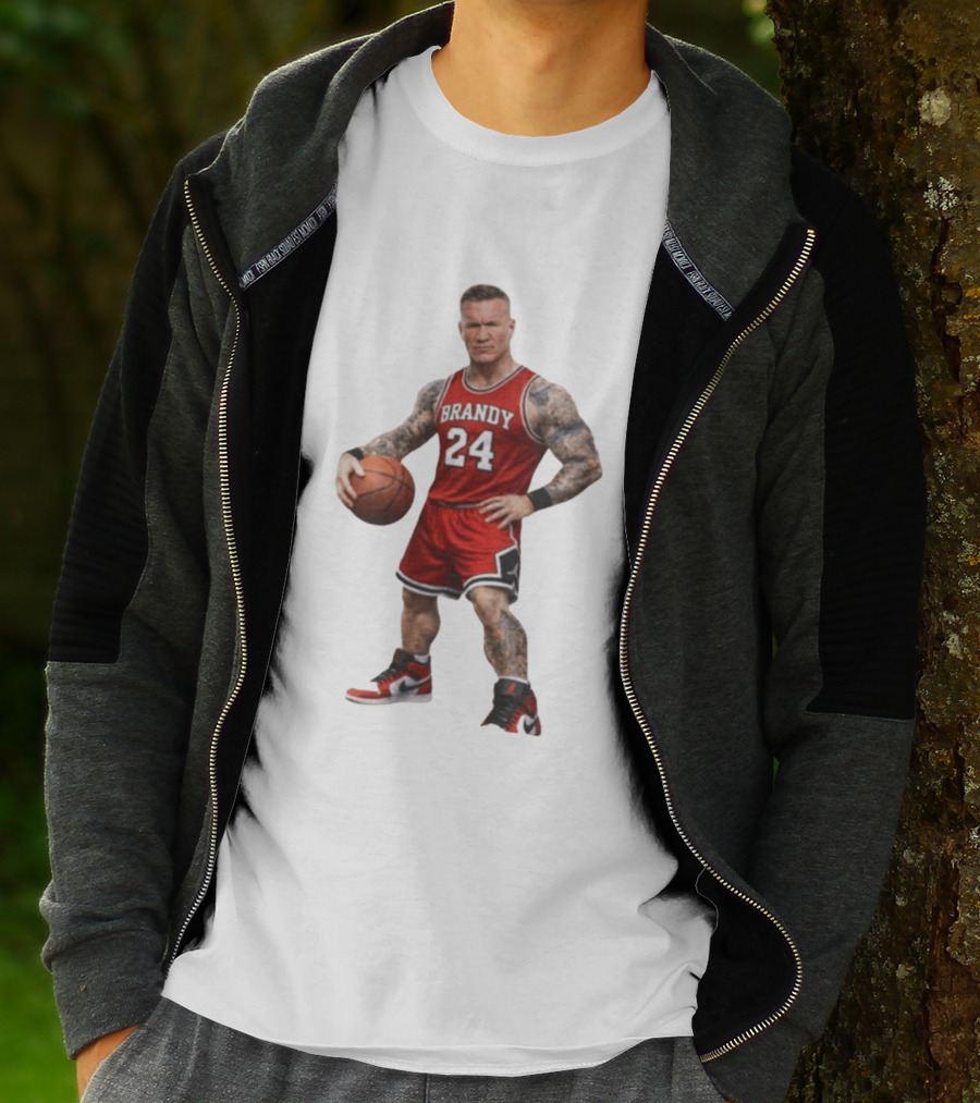 Brandy 24 Basketball Player Jordan Style Tattooed Athlete T-Shirt