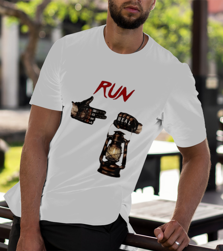 RUN Bray Wyatt Hurt Heal Lantern Mashup T-Shirt