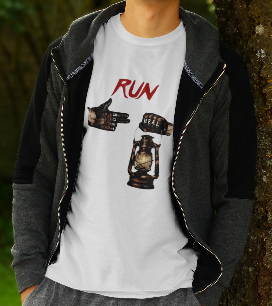 RUN Bray Wyatt Hurt Heal Lantern Mashup T-Shirt