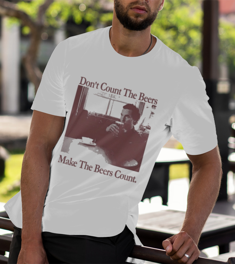 Don't Count The Beers Make The Beers Count Vintage Style Gentlemen T-Shirt