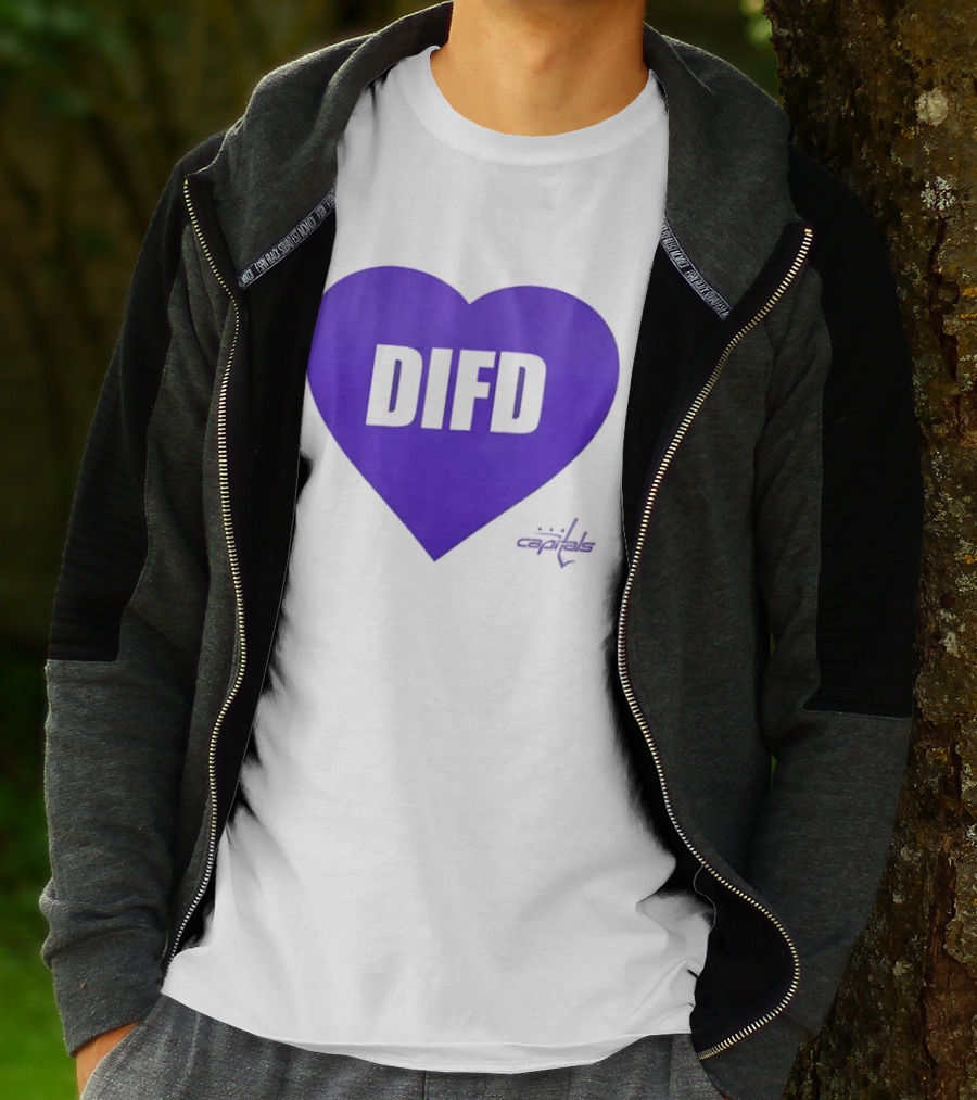 Washington Capitals DIFD Purple Heart T-Shirt
