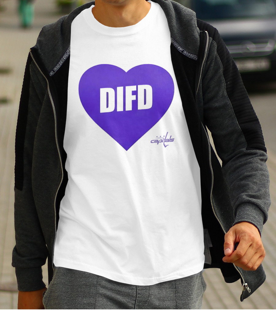 Washington Capitals DIFD Purple Heart T-Shirt