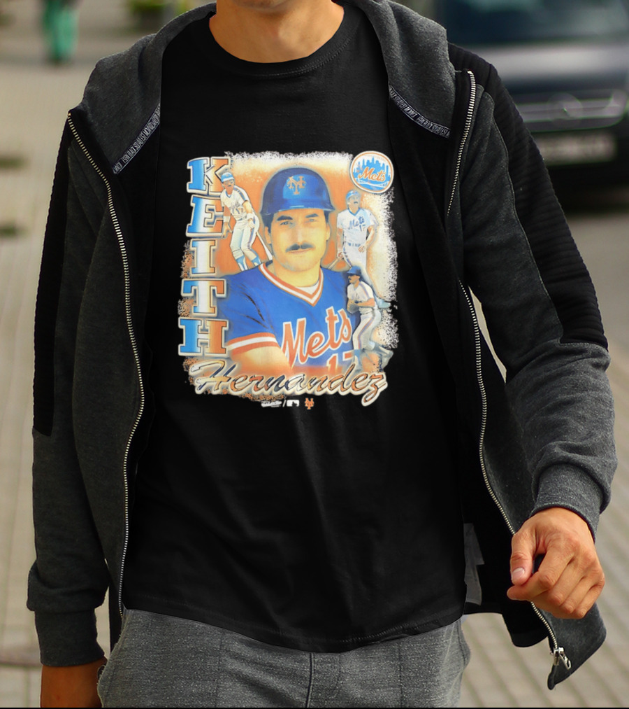 New York Mets Keith Hernandez 1986 Legendary Player Collage T-Shirt