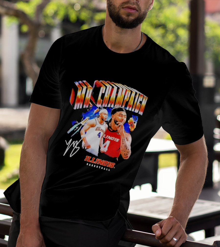 Mr Champaign Kylan Boswell Illinois Basketball T-Shirt