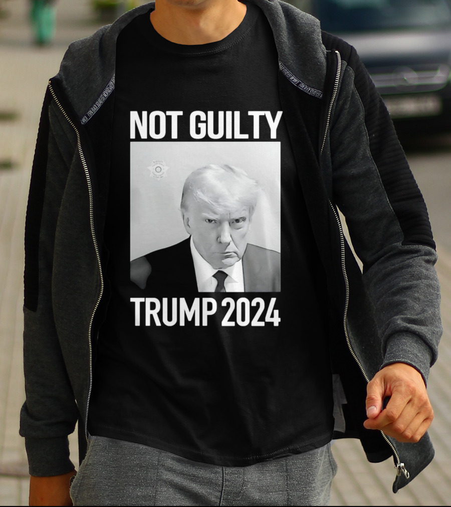 Not Guilty Donald Trump 2024 Campaign T-Shirt