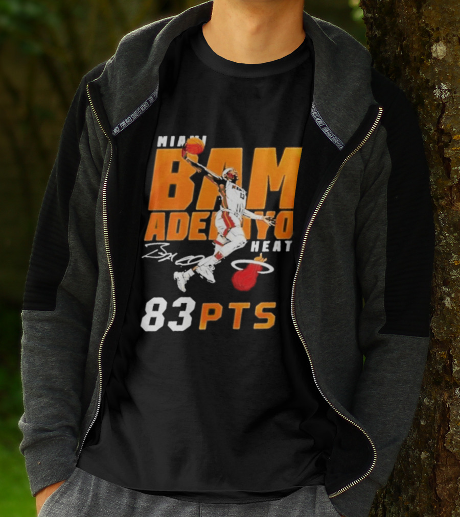 Miami Heat Bam Adebayo 83 Points Celebration T-Shirt