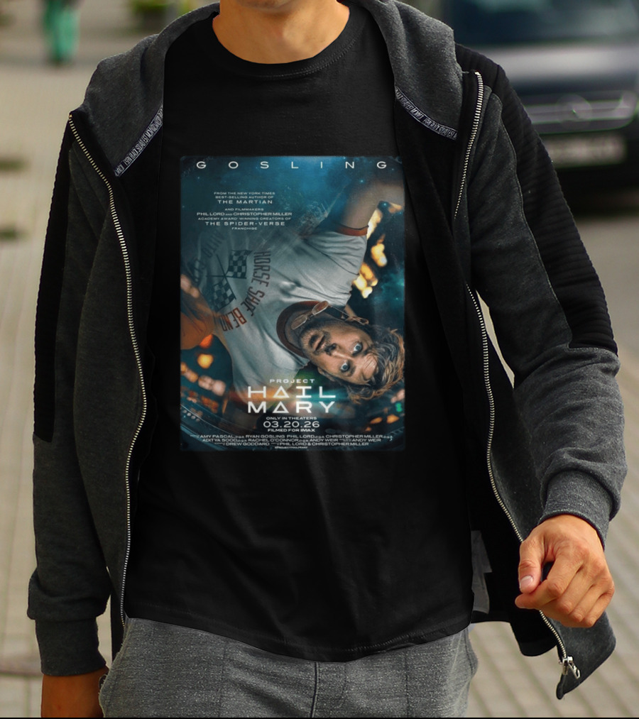 Project Hail Mary Ryan Gosling Film By Phil Lord Chris Miller March 20 2026 Release T-Shirt
