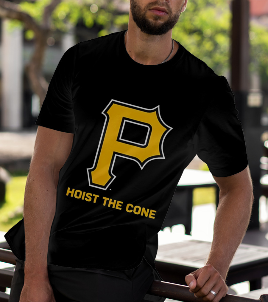 Pittsburgh P Hoist The Cone T-Shirt