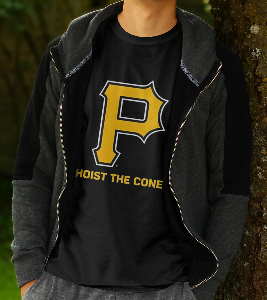 Pittsburgh P Hoist The Cone T-Shirt