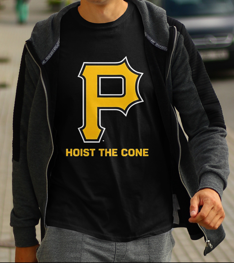 Pittsburgh P Hoist The Cone T-Shirt