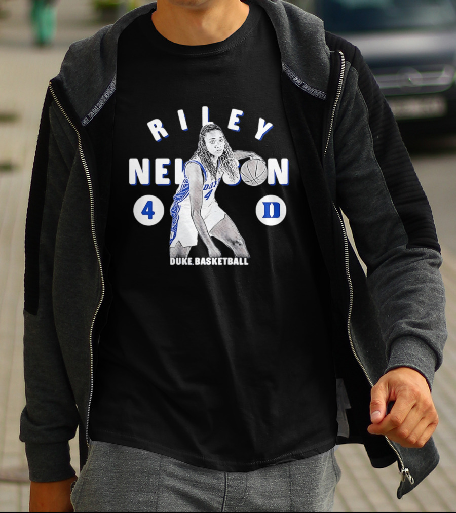 Riley Nelson 4 Duke Basketball Blue Devils NCAA 2026 T-Shirt