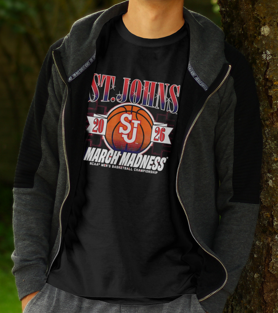 St. Johns 2026 March Madness NCAA Men's Basketball Championship T-Shirt