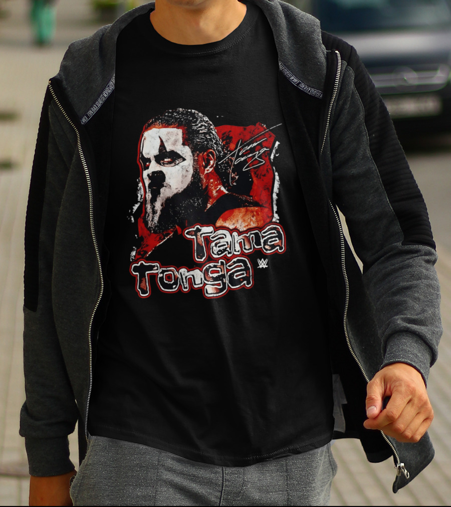 Tama Tonga WWE Grunge Style Design Signature T-Shirt