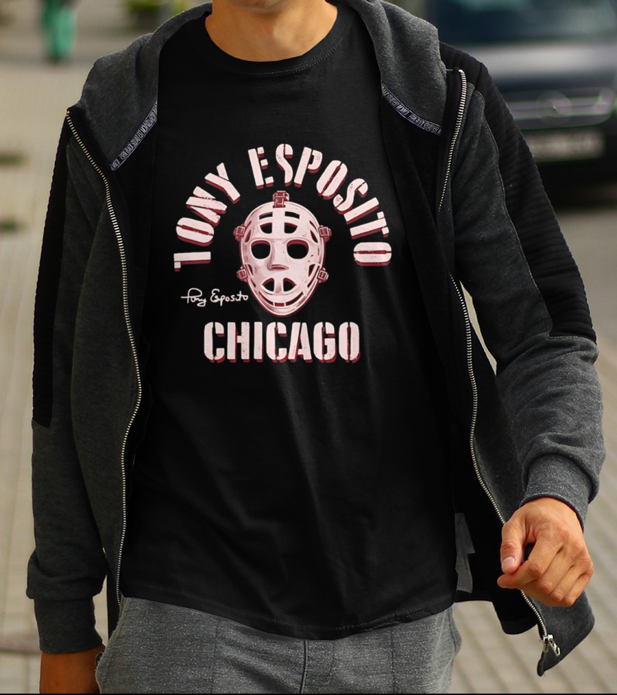 Tony Esposito Chicago Mask T-Shirt