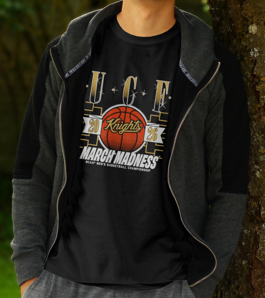 UCF Knights 2026 March Madness NCAA Men's Basketball Championship T-Shirt