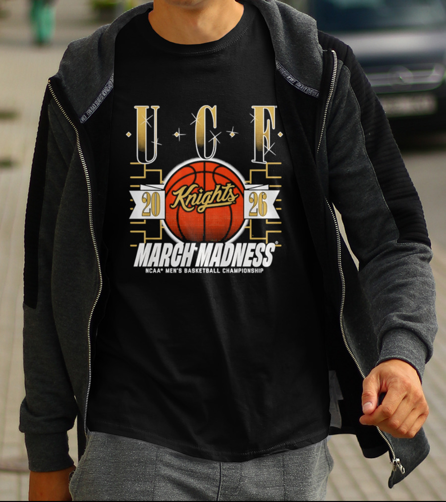 UCF Knights 2026 March Madness NCAA Men's Basketball Championship T-Shirt