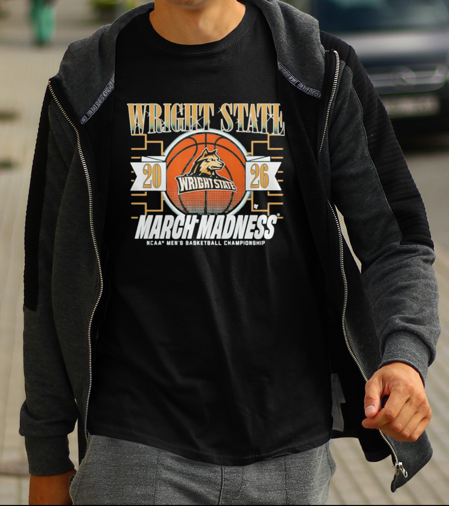 Wright State 2026 March Madness NCAA Men's Basketball Championship T-Shirt